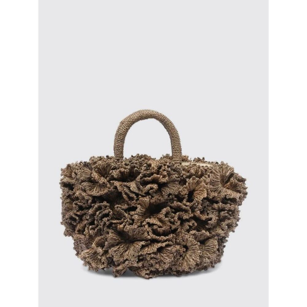 Ibeliv Women Coral Raffia Handbag Ibeliv